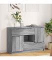 vidaXL Sideboard Grey Sonoma 100 x 30 x 65.6 Engineered Wood