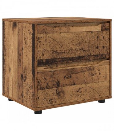 vidaXL Storage Cabinet Old Wood 60 x 48 x 57 cm Engineered Wood