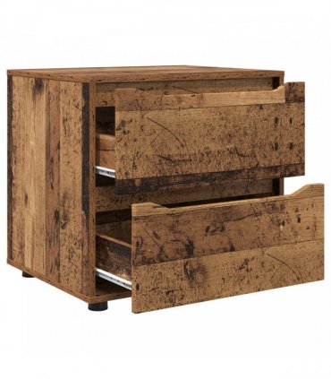 vidaXL Storage Cabinet Old Wood 60 x 48 x 57 cm Engineered Wood