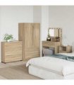 vidaXL Storage Cabinet Sonoma Oak 80 x 31 x 81 cm Engineered Wood
