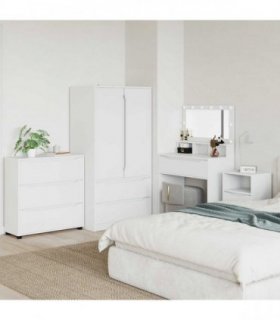 vidaXL Storage Cabinet White 80 x 31 x 81 cm Engineered Wood