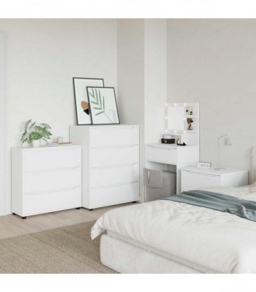 vidaXL Storage Cabinet White 80 x 31 x 81 cm Engineered Wood