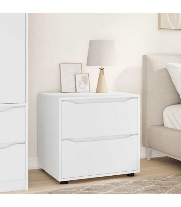 vidaXL Storage Cabinet White 60 x 48 x 57 cm Engineered Wood