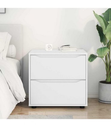 vidaXL Storage Cabinet White 60 x 48 x 57 cm Engineered Wood