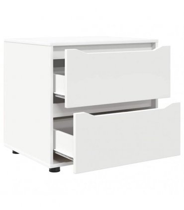 vidaXL Storage Cabinet White 60 x 48 x 57 cm Engineered Wood