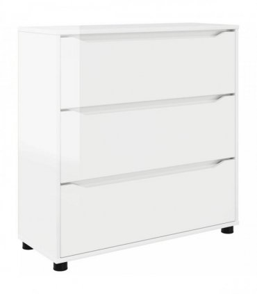 vidaXL Storage Cabinet High Gloss White 80 x 31 x 81 cm