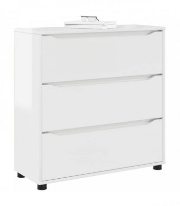 vidaXL Storage Cabinet High Gloss White 80 x 31 x 81 cm