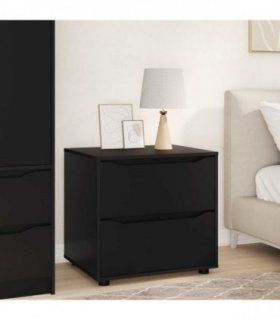 vidaXL Storage Cabinet Black 60 x 48 x 57 cm Engineered Wood