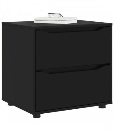 vidaXL Storage Cabinet Black 60 x 48 x 57 cm Engineered Wood