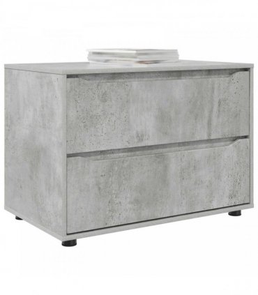 vidaXL Storage Cabinet Concrete Grey 80 x 48 x 57 cm Engineered Wood