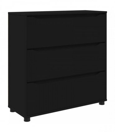 vidaXL Storage Cabinet Black 80 x 31 x 81 cm Engineered Wood
