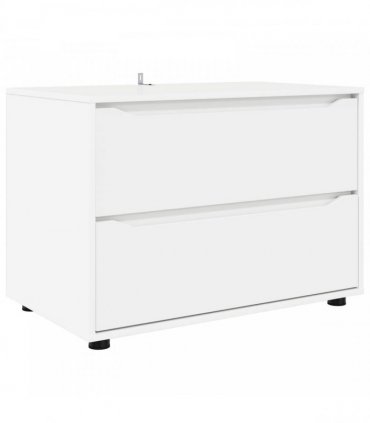 vidaXL Storage Cabinet White 80 x 48 x 57 cm Engineered Wood