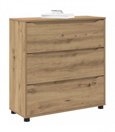 vidaXL Storage Cabinet Artisan Oak 80 x 31 x 81 cm Engineered Wood