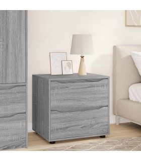 vidaXL Storage Cabinet Grey Sonoma 60 x 48 x 57 cm Engineered Wood