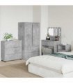 vidaXL Storage Cabinet Concrete Grey 80 x 31 x 81 cm Engineered Wood
