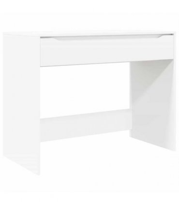 vidaXL Desk with Drawer White 100 x 50 x 78 cm Engineered Wood