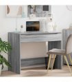 vidaXL Desk with Drawer Grey Sonoma 100 x 50 x 78 cm Engineered Wood