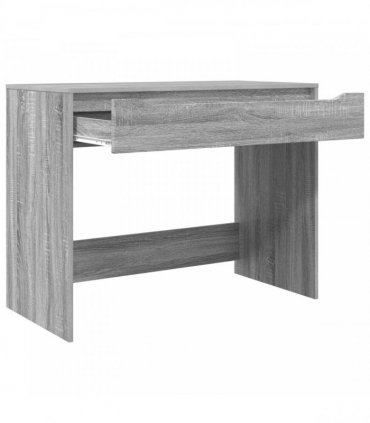 vidaXL Desk with Drawer Grey Sonoma 100 x 50 x 78 cm Engineered Wood