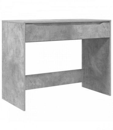 vidaXL Desk with Drawer Concrete Grey 100 x 50 x 78 cm Engineered Wood