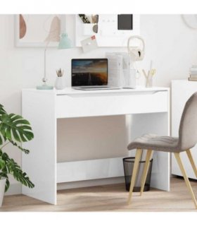 vidaXL Desk High Gloss White 100 x 50 x 78 cm Engineered Wood