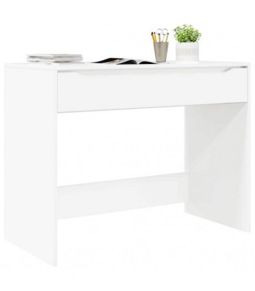 vidaXL Desk High Gloss White 100 x 50 x 78 cm Engineered Wood