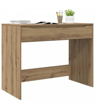 vidaXL Desk with Drawer Artisan Oak 100 x 50 x 78 cm Engineered Wood