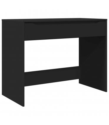 vidaXL Desk with Drawer Black 100 x 50 x 78 cm Engineered Wood