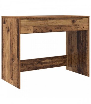 vidaXL Desk with Drawer Old Wood 100 x 50 x 78 cm Engineered Wood