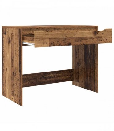 vidaXL Desk with Drawer Old Wood 100 x 50 x 78 cm Engineered Wood