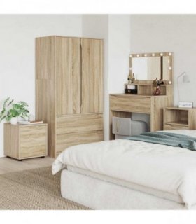 vidaXL Bathroom Cabinet Sonoma Oak 40.5 x 40 x 44 cm Engineered Wood
