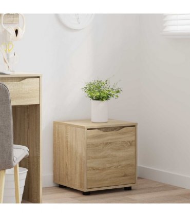 vidaXL Bathroom Cabinet Sonoma Oak 40.5 x 40 x 44 cm Engineered Wood