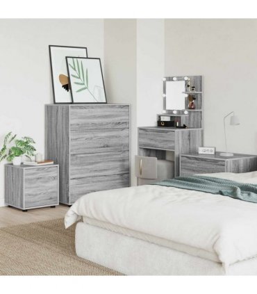 vidaXL Bathroom Cabinet Grey Sonoma 40.5 x 40 x 44 cm Engineered Wood