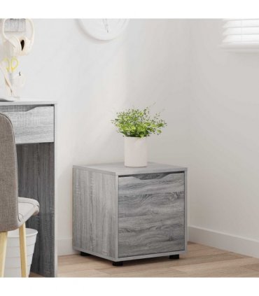 vidaXL Bathroom Cabinet Grey Sonoma 40.5 x 40 x 44 cm Engineered Wood