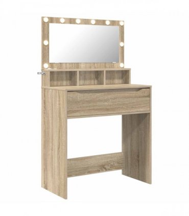 vidaXL Bedroom Dressing Tables Sonoma Oak 80 x 39.6 x 135 cm