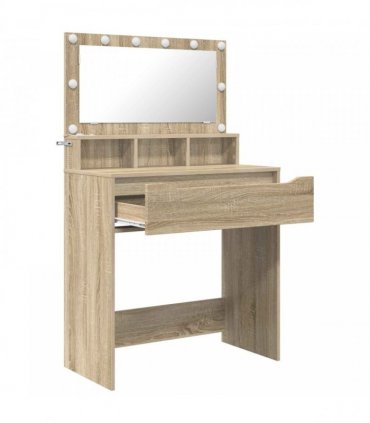 vidaXL Bedroom Dressing Tables Sonoma Oak 80 x 39.6 x 135 cm