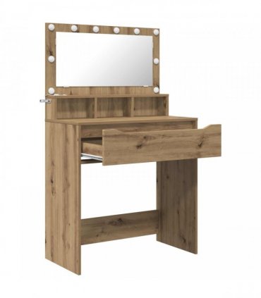 vidaXL Bedroom Dressing Tables Artisan Oak 80 x 39.6 x 135 cm
