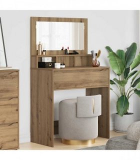 vidaXL Bedroom Dressing Tables Artisan Oak 80 x 39.6 x 135 cm — V0672066639