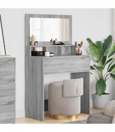 vidaXL Bedroom Dressing Tables Grey Sonoma 80 x 39.6 x 135 cm — V0672066640