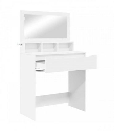 vidaXL Bedroom Dressing Tables with Drawer White 80 x 39.6 x 135 cm — V0672066641