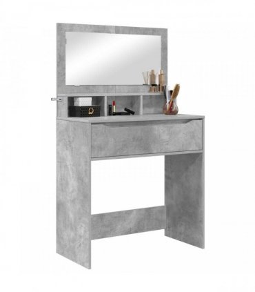vidaXL Bedroom Dressing Tables Concrete Grey 80 x 39.6 x 135 cm — V0672066643