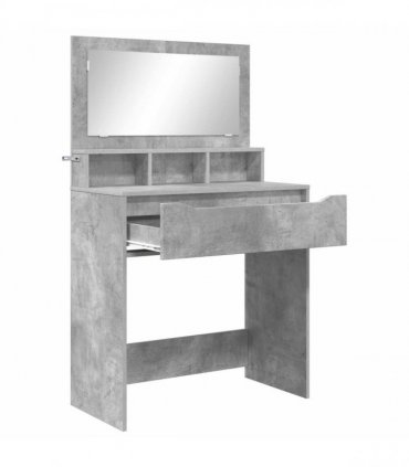 vidaXL Bedroom Dressing Tables Concrete Grey 80 x 39.6 x 135 cm — V0672066643