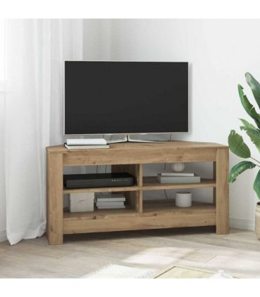 vidaXL Corner TV Cabinet Artisan Oak 102 x 40.5 x 45 cm