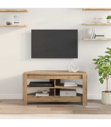 vidaXL Corner TV Cabinet Artisan Oak 102 x 40.5 x 45 cm
