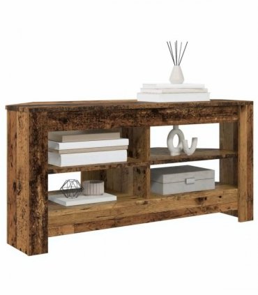 vidaXL Corner TV Cabinet Old Wood 102 x 40.5 x 45 cm Engineered Wood