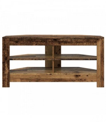 vidaXL Corner TV Cabinet Old Wood 102 x 40.5 x 45 cm Engineered Wood