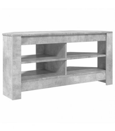 vidaXL Corner TV Cabinet Concrete Grey 102 x 40.5 x 45 cm