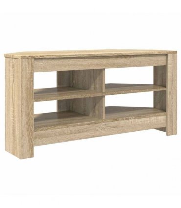 vidaXL Corner TV Cabinet Sonoma Oak 102 x 40.5 x 45 cm Engineered Wood