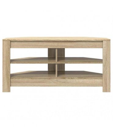 vidaXL Corner TV Cabinet Sonoma Oak 102 x 40.5 x 45 cm Engineered Wood