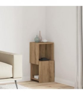vidaXL Corner Cabinet Artisan Oak 30.5x30x65cm Engineered Wood — Size: 30x30.5x65cm