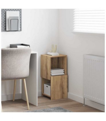 vidaXL Corner Cabinet Artisan Oak 30.5x30x65cm Engineered Wood — Size: 30x30.5x65cm